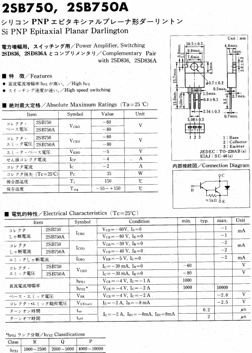 2SB750