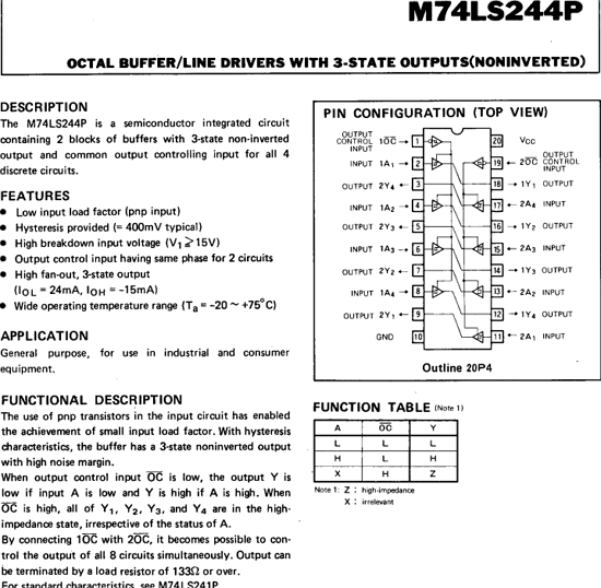 M74LS244