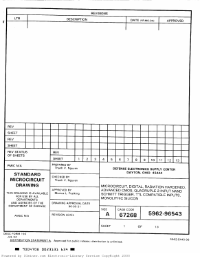 5962H9654201VCA Datasheet PDF 3M