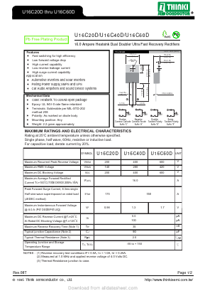 U16C20D Datasheet PDF ABB