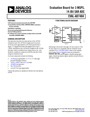 EVAL-AD7484CBZ Datasheet PDF Analog Devices