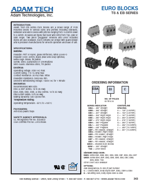 EBS21B Datasheet PDF Adam Technologies, Inc.