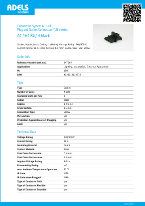 147064 Datasheet PDF Adels-Contact