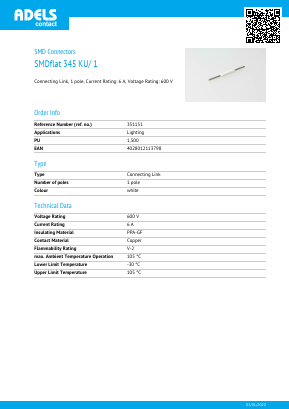 351151 Datasheet PDF Adels-Contact