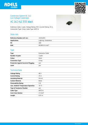 14136203 Datasheet PDF Adels-Contact