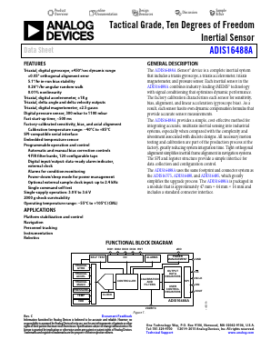 ADIS16488CMLZ Datasheet PDF Analog Devices