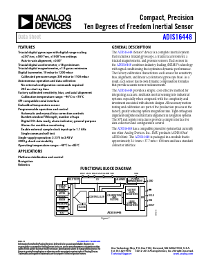 ADIS16448AMLZ Datasheet PDF Analog Devices