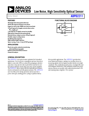 ADPD2211 Datasheet PDF Analog Devices