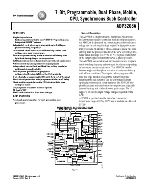 ADP3208AJCPZ-RL Datasheet PDF Analog Devices