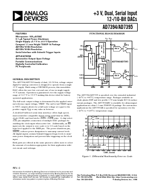 AD7394AR Datasheet PDF Analog Devices