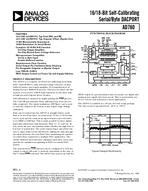 AD760 Datasheet PDF Analog Devices