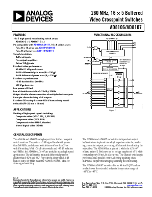 AD8106-EB Datasheet PDF Analog Devices