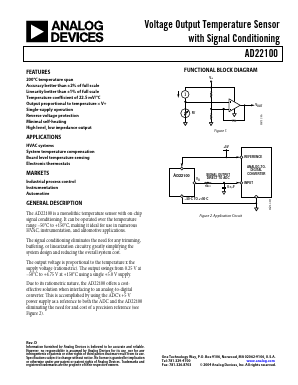 AD22100A Datasheet PDF Analog Devices