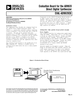 AD9835EB Datasheet PDF Analog Devices