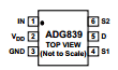 ADG839 Datasheet PDF Analog Devices