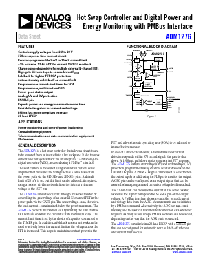 ADM1276-3ACPZ-RL Datasheet PDF Analog Devices