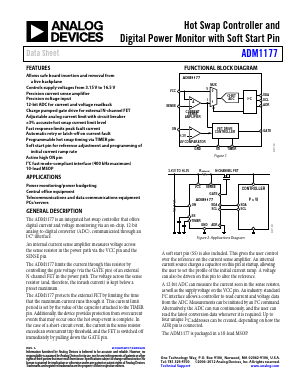 ADM1177 Datasheet PDF Analog Devices