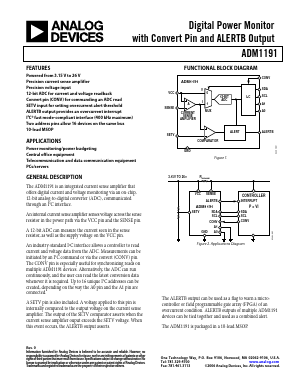 ADM1191-2ARMZ-R7 Datasheet PDF Analog Devices