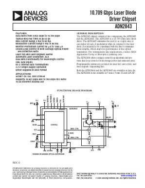 EVAL-ADN2843 Datasheet PDF Analog Devices