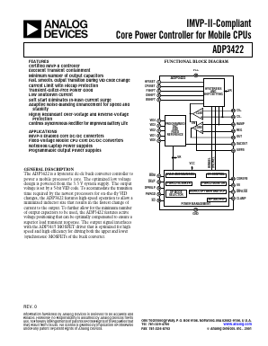 ADP3422JRU Datasheet PDF Analog Devices