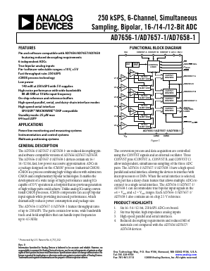 EVAL-AD7658-1EDZ Datasheet PDF Analog Devices