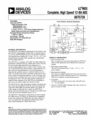 AD7572ASQ032 Datasheet PDF Analog Devices