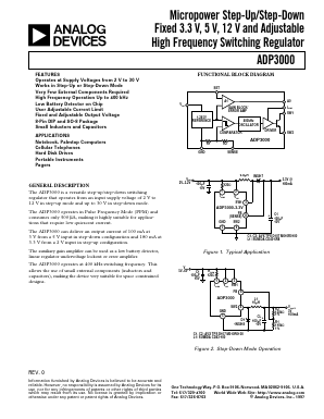 ADP3000AN-33 Datasheet PDF Analog Devices