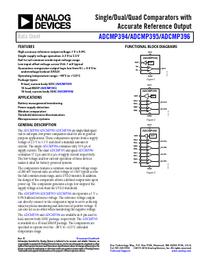 ADCMP394ARZ-RL7 Datasheet PDF Analog Devices