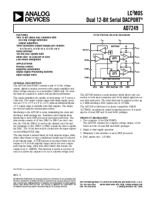 AD7249SQ Datasheet PDF Analog Devices