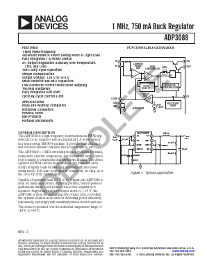 ADP3088ARM-REEL7 Datasheet PDF Analog Devices