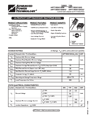 APT15DQ120S Datasheet PDF Advanced Power Technology