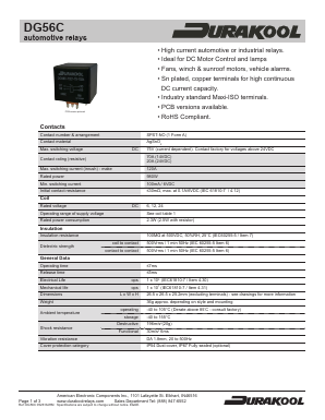 DG56C Datasheet PDF American Electronic Components, inc