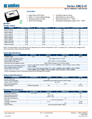 AMLD-36100IZ Datasheet PDF AIMTEC