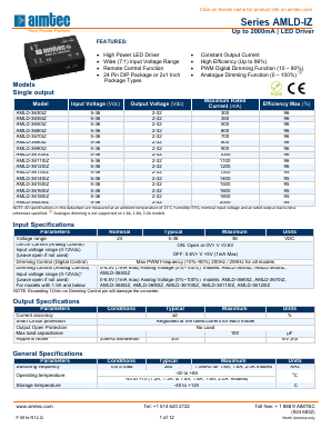 AMLD-36120IZ Datasheet PDF AIMTEC