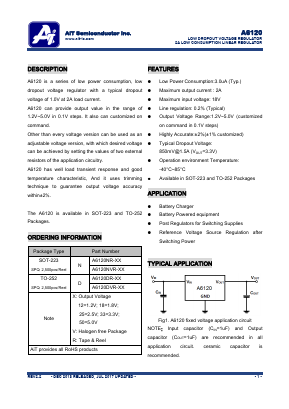 A6120 Datasheet PDF AiT Semiconductor Inc.