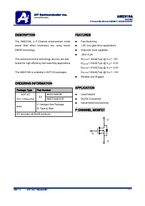 AM2319A Datasheet PDF AiT Semiconductor Inc.