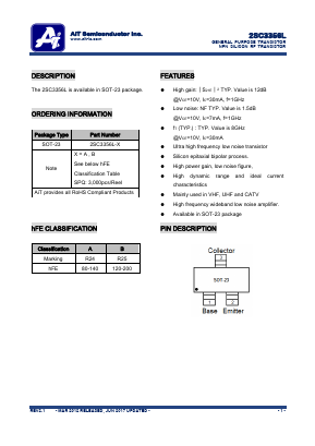 2SC3356L-B Datasheet PDF AiT Semiconductor Inc.