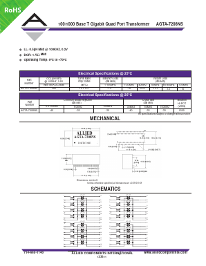 AGTA-7208NS Datasheet PDF Allied Components International