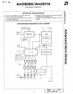 AM2911ADC Datasheet PDF Advanced Micro Devices