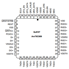 AM79C989JCT Datasheet PDF Advanced Micro Devices