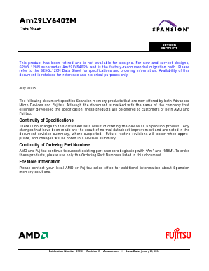 L6402MH10RI Datasheet PDF Advanced Micro Devices