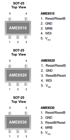 AME8510AEEVKFX46 Datasheet PDF AME, Inc