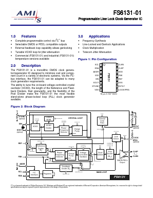 FS6131-01 Datasheet PDF AMI Semiconductor