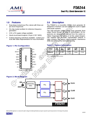 11640-831 Datasheet PDF AMI Semiconductor