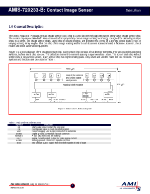 AMIS-720233 Datasheet PDF AMI Semiconductor