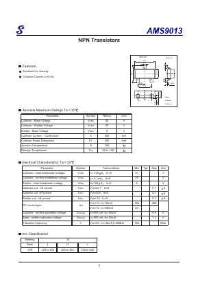 AMS9013 Datasheet PDF Advanced Monolithic Systems Inc