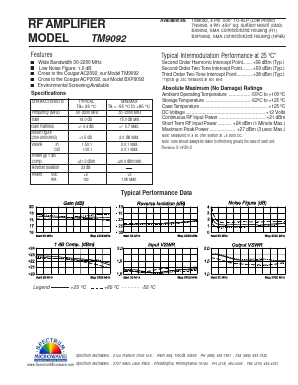 TM9092 Datasheet PDF API Technologies Corp