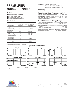 TM9091 Datasheet PDF API Technologies Corp