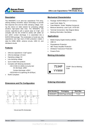 AR0504PC Datasheet PDF Applied Power Microelectronics Co.,Ltd.