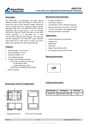 AR3311P6 Datasheet PDF Applied Power Microelectronics Co.,Ltd.